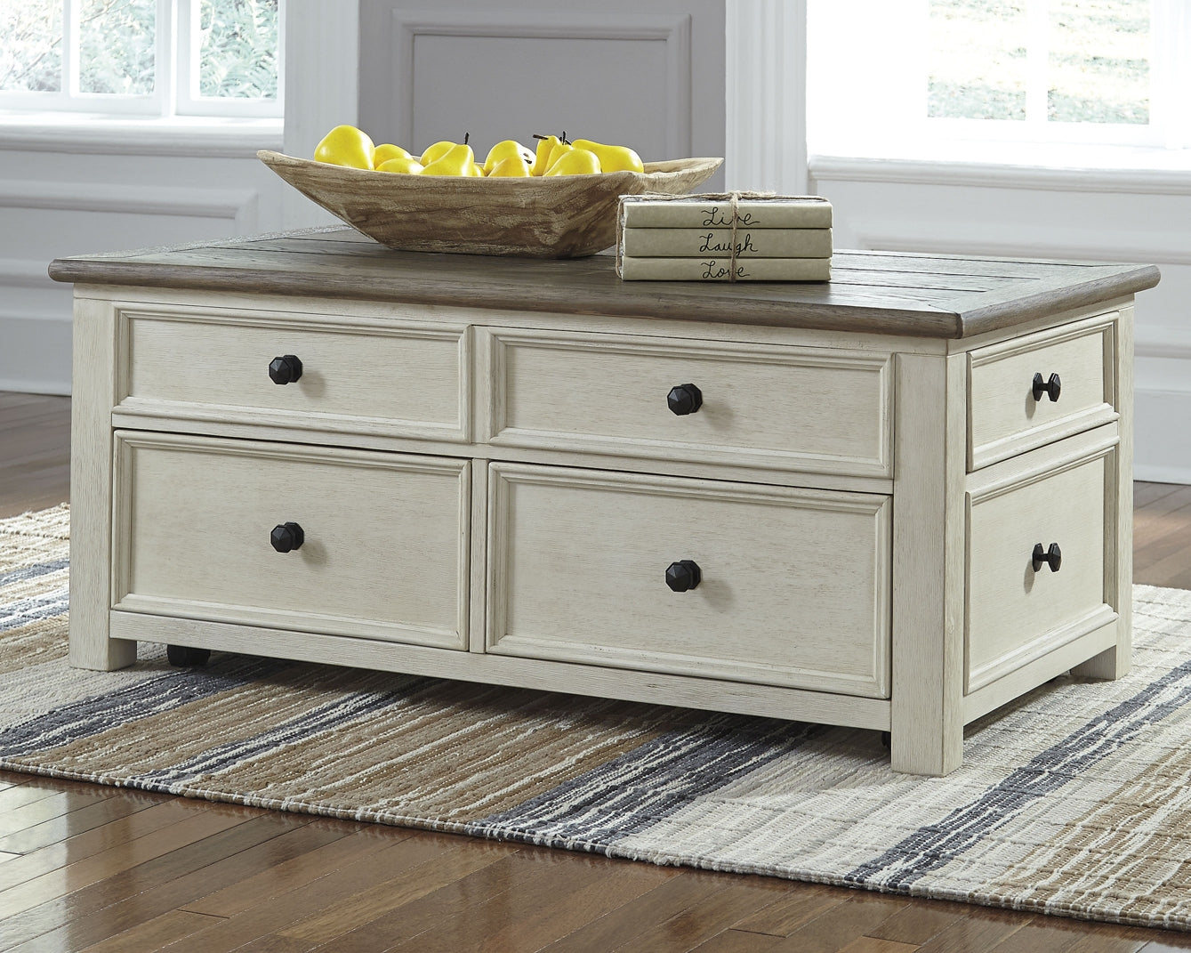 Bolanburg Coffee Table with 2 End Tables Furniture Mart -  online today or in-store at our location in Duluth, Ga. Furniture Mart Georgia. View our lowest price today. Shop Now. 