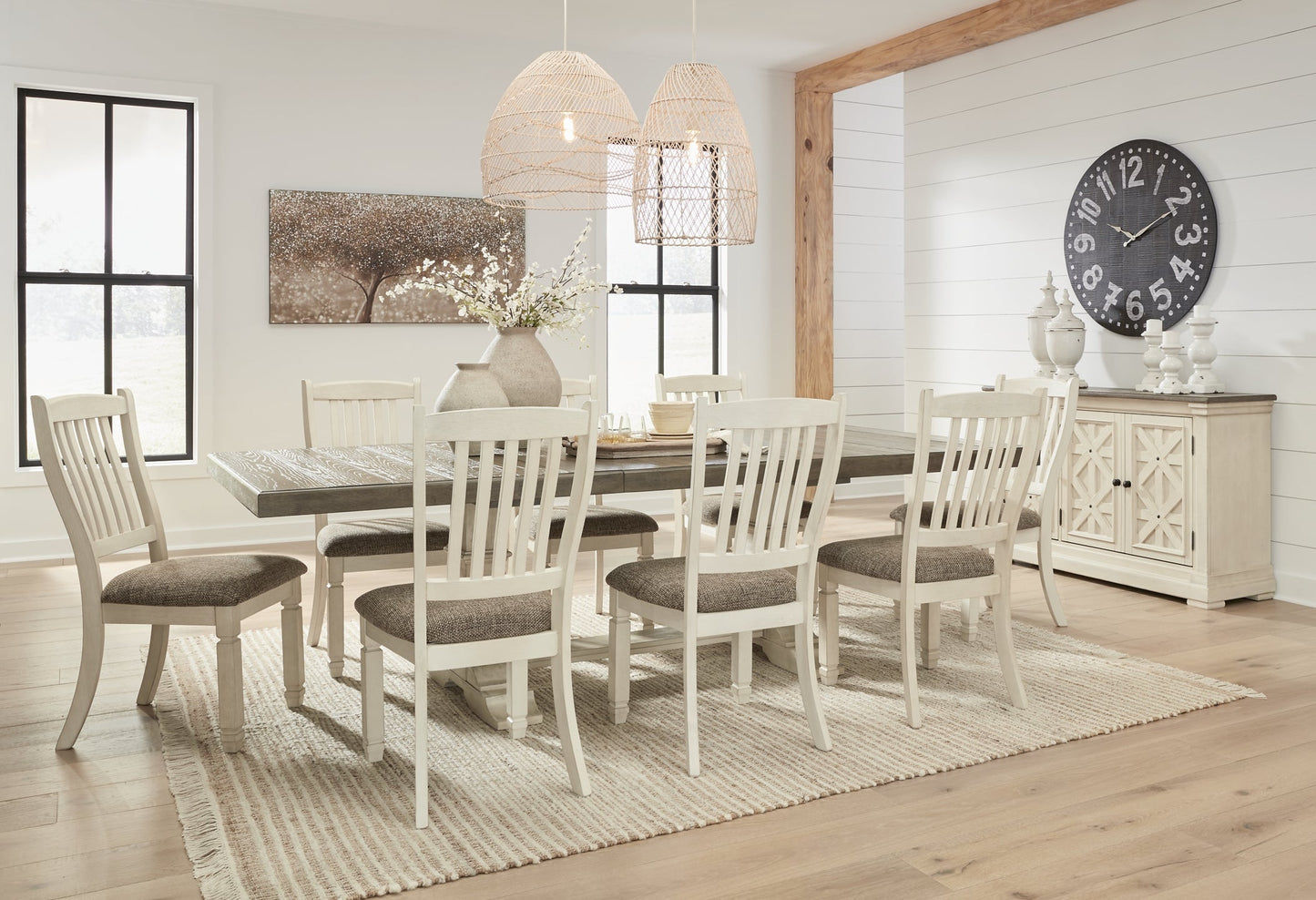 Bolanburg Dining Table and 8 Chairs Furniture Mart -  online today or in-store at our location in Duluth, Ga. Furniture Mart Georgia. View our lowest price today. Shop Now. 