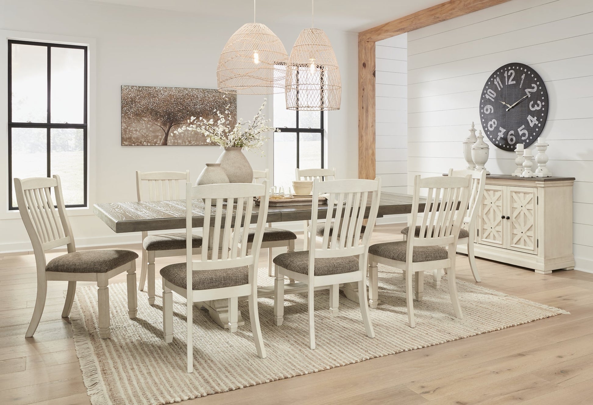 Bolanburg Dining Table and 8 Chairs Furniture Mart -  online today or in-store at our location in Duluth, Ga. Furniture Mart Georgia. View our lowest price today. Shop Now. 