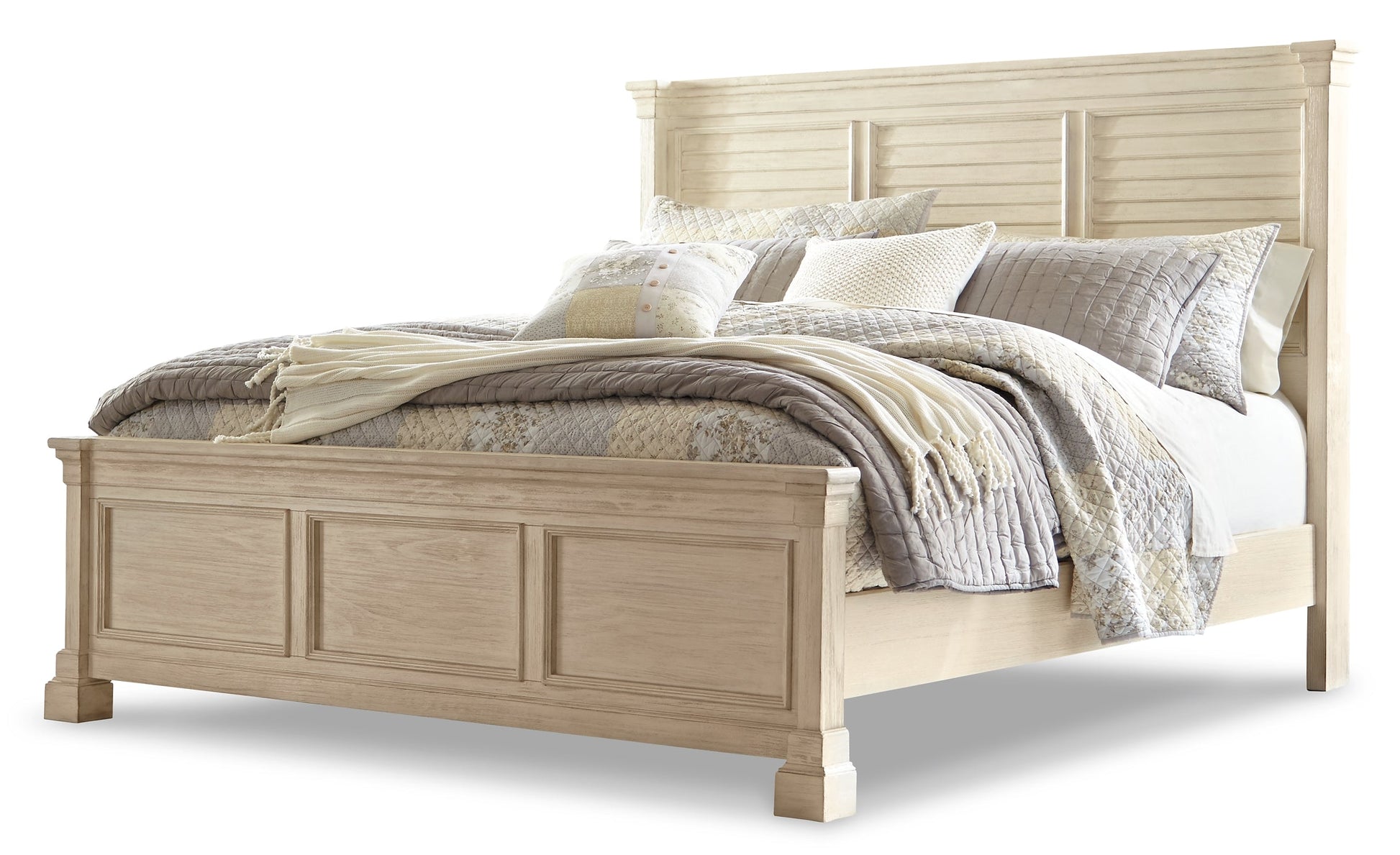 Bolanburg King Panel Bed with Mirrored Dresser, Chest and Nightstand Furniture Mart -  online today or in-store at our location in Duluth, Ga. Furniture Mart Georgia. View our lowest price today. Shop Now. 