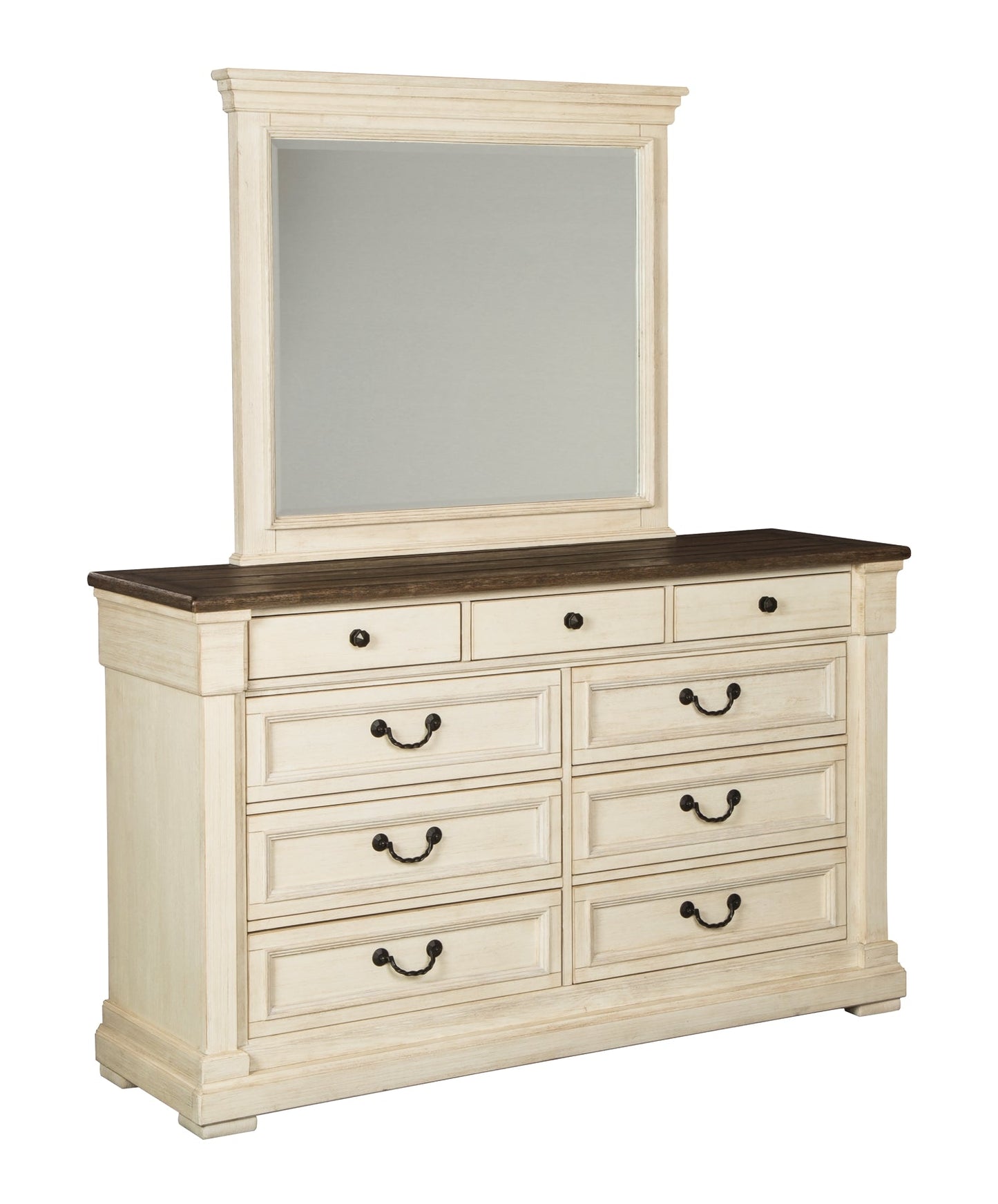 Bolanburg Queen Panel Bed with Mirrored Dresser and Chest Furniture Mart -  online today or in-store at our location in Duluth, Ga. Furniture Mart Georgia. View our lowest price today. Shop Now. 
