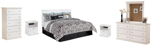 Bostwick Shoals King/California King Panel Headboard with Mirrored Dresser, Chest and 2 Nightstands Furniture Mart -  online today or in-store at our location in Duluth, Ga. Furniture Mart Georgia. View our lowest price today. Shop Now. 