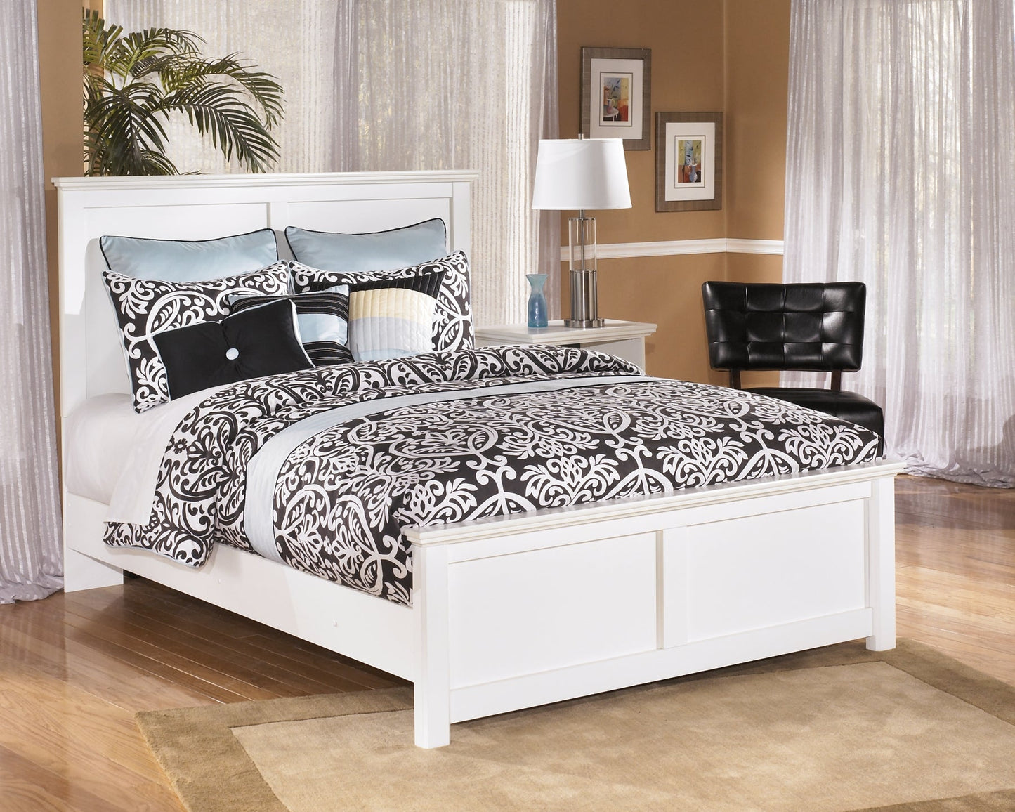 Bostwick Shoals King Panel Bed with Mirrored Dresser, Chest and 2 Nightstands Furniture Mart -  online today or in-store at our location in Duluth, Ga. Furniture Mart Georgia. View our lowest price today. Shop Now. 