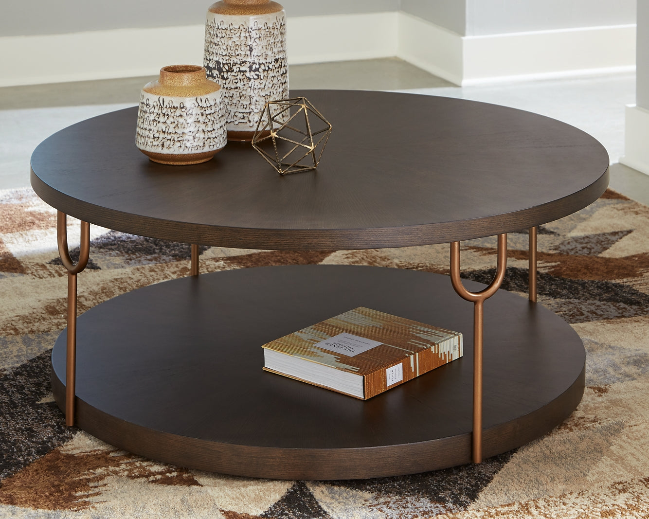 Brazburn Round Cocktail Table Furniture Mart -  online today or in-store at our location in Duluth, Ga. Furniture Mart Georgia. View our lowest price today. Shop Now. 