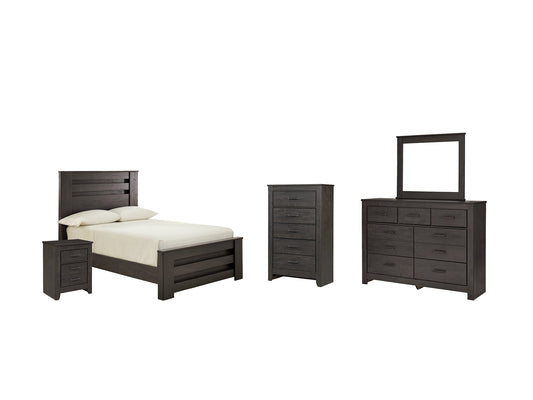 Brinxton Full Panel Bed with Mirrored Dresser, Chest and Nightstand Furniture Mart -  online today or in-store at our location in Duluth, Ga. Furniture Mart Georgia. View our lowest price today. Shop Now. 