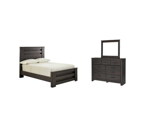 Brinxton Full Panel Bed with Mirrored Dresser Furniture Mart -  online today or in-store at our location in Duluth, Ga. Furniture Mart Georgia. View our lowest price today. Shop Now. 