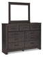 Brinxton King/California King Panel Headboard with Mirrored Dresser and 2 Nightstands Furniture Mart -  online today or in-store at our location in Duluth, Ga. Furniture Mart Georgia. View our lowest price today. Shop Now. 