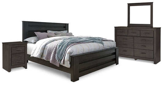 Brinxton King Panel Bed with Mirrored Dresser and Nightstand Furniture Mart -  online today or in-store at our location in Duluth, Ga. Furniture Mart Georgia. View our lowest price today. Shop Now. 