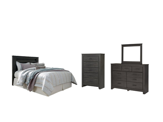 Brinxton Queen/Full Panel Headboard with Mirrored Dresser and Chest Furniture Mart -  online today or in-store at our location in Duluth, Ga. Furniture Mart Georgia. View our lowest price today. Shop Now. 
