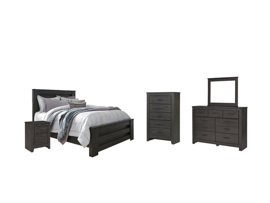 Brinxton Queen Panel Bed with Mirrored Dresser, Chest and Nightstand Furniture Mart -  online today or in-store at our location in Duluth, Ga. Furniture Mart Georgia. View our lowest price today. Shop Now. 