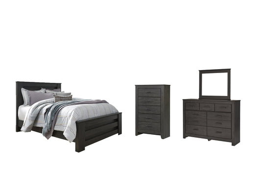 Brinxton Queen Panel Bed with Mirrored Dresser and Chest Furniture Mart -  online today or in-store at our location in Duluth, Ga. Furniture Mart Georgia. View our lowest price today. Shop Now. 