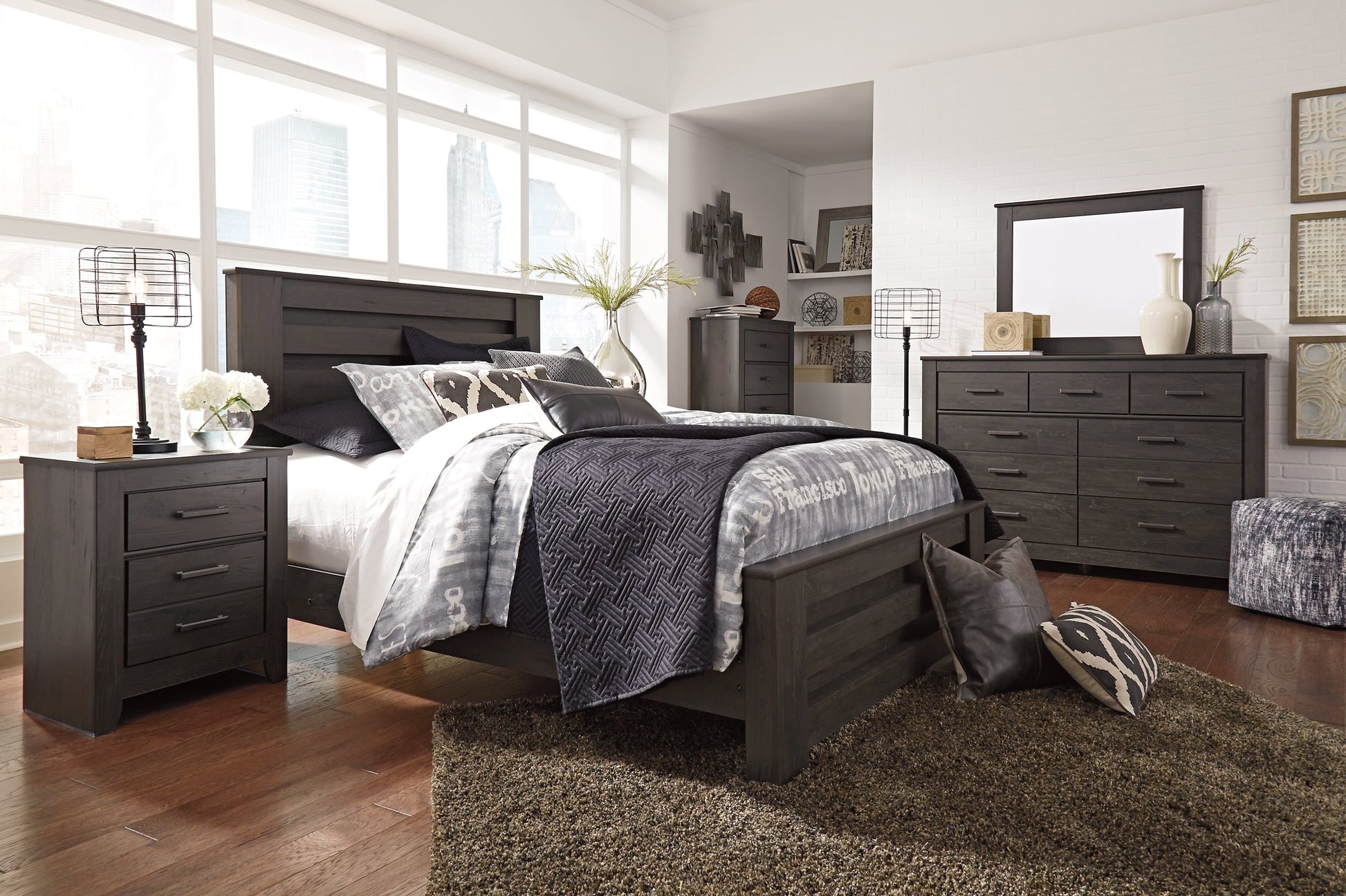 Brinxton Two Drawer Night Stand Furniture Mart -  online today or in-store at our location in Duluth, Ga. Furniture Mart Georgia. View our lowest price today. Shop Now. 