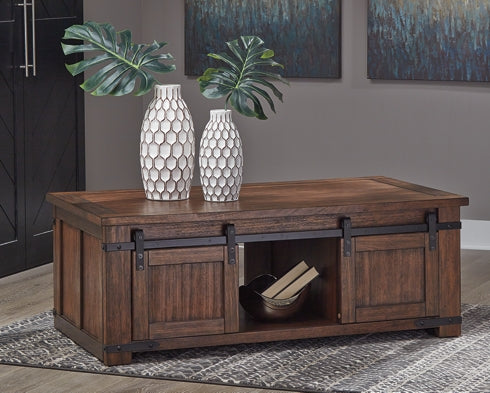 Budmore Rectangular Cocktail Table Furniture Mart -  online today or in-store at our location in Duluth, Ga. Furniture Mart Georgia. View our lowest price today. Shop Now. 