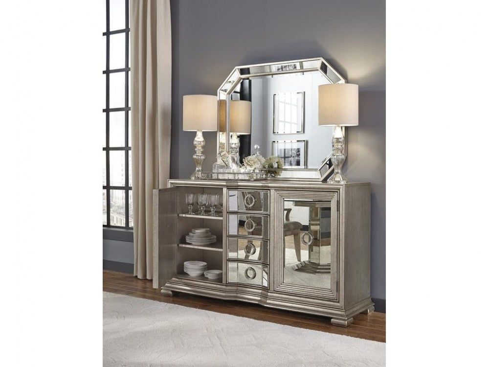COUTURE MIRRORED FOUR DRAWER SIDEBOARD Furniture Mart -  online today or in-store at our location in Duluth, Ga. Furniture Mart Georgia. View our lowest price today. Shop Now. 