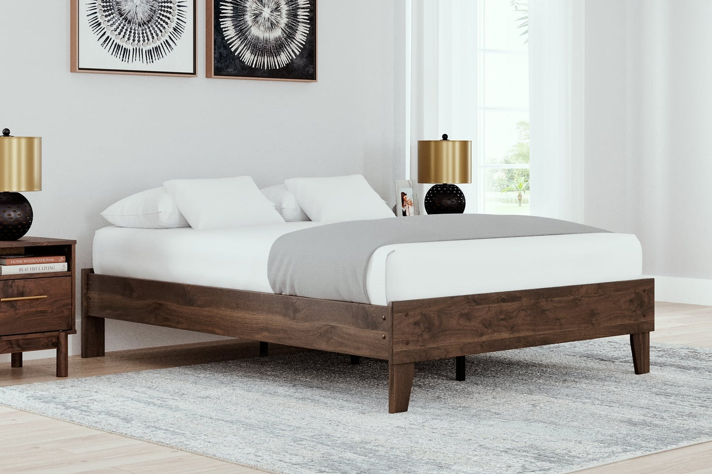 Calverson Queen Platform Bed Furniture Mart -  online today or in-store at our location in Duluth, Ga. Furniture Mart Georgia. View our lowest price today. Shop Now. 