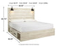 Cambeck King Panel Bed with 2 Storage Drawers with Mirrored Dresser and Chest Furniture Mart -  online today or in-store at our location in Duluth, Ga. Furniture Mart Georgia. View our lowest price today. Shop Now. 