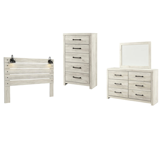 Cambeck King Panel Headboard with Mirrored Dresser and Chest Furniture Mart -  online today or in-store at our location in Duluth, Ga. Furniture Mart Georgia. View our lowest price today. Shop Now. 