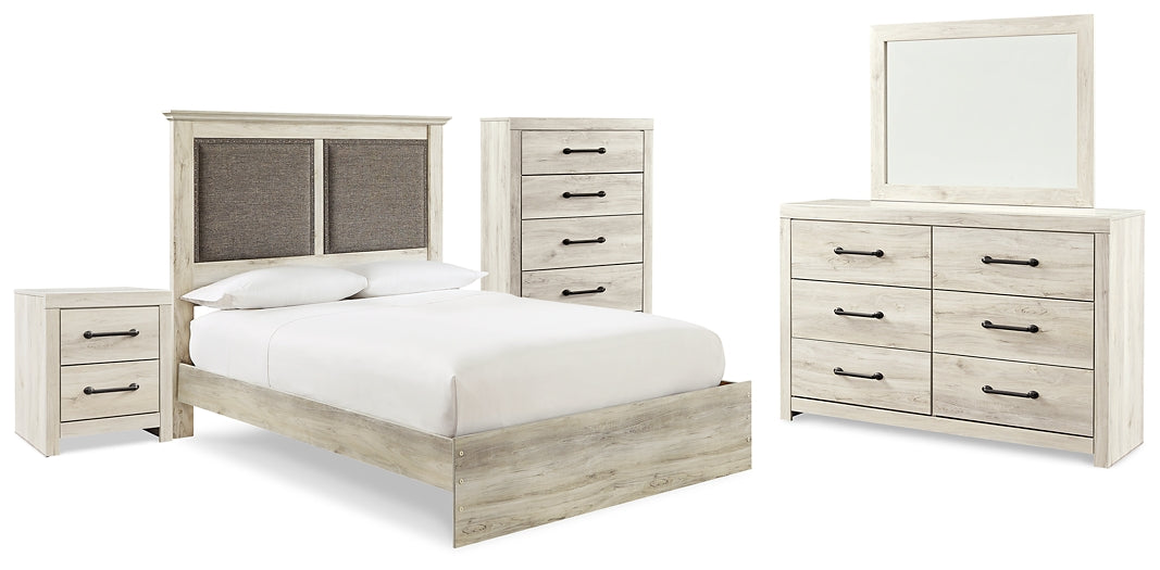 Cambeck King Upholstered Panel Bed with Mirrored Dresser, Chest and Nightstand Furniture Mart -  online today or in-store at our location in Duluth, Ga. Furniture Mart Georgia. View our lowest price today. Shop Now. 