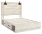 Cambeck Queen Panel Bed with 2 Storage Drawers with Mirrored Dresser and Nightstand Furniture Mart -  online today or in-store at our location in Duluth, Ga. Furniture Mart Georgia. View our lowest price today. Shop Now. 