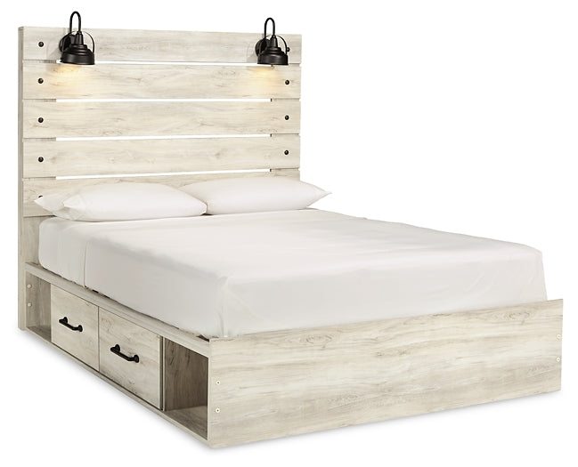 Cambeck Queen Panel Bed with 4 Storage Drawers with Mirrored Dresser Furniture Mart -  online today or in-store at our location in Duluth, Ga. Furniture Mart Georgia. View our lowest price today. Shop Now. 