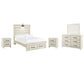 Cambeck Queen Panel Bed with Mirrored Dresser and 2 Nightstands Furniture Mart -  online today or in-store at our location in Duluth, Ga. Furniture Mart Georgia. View our lowest price today. Shop Now. 