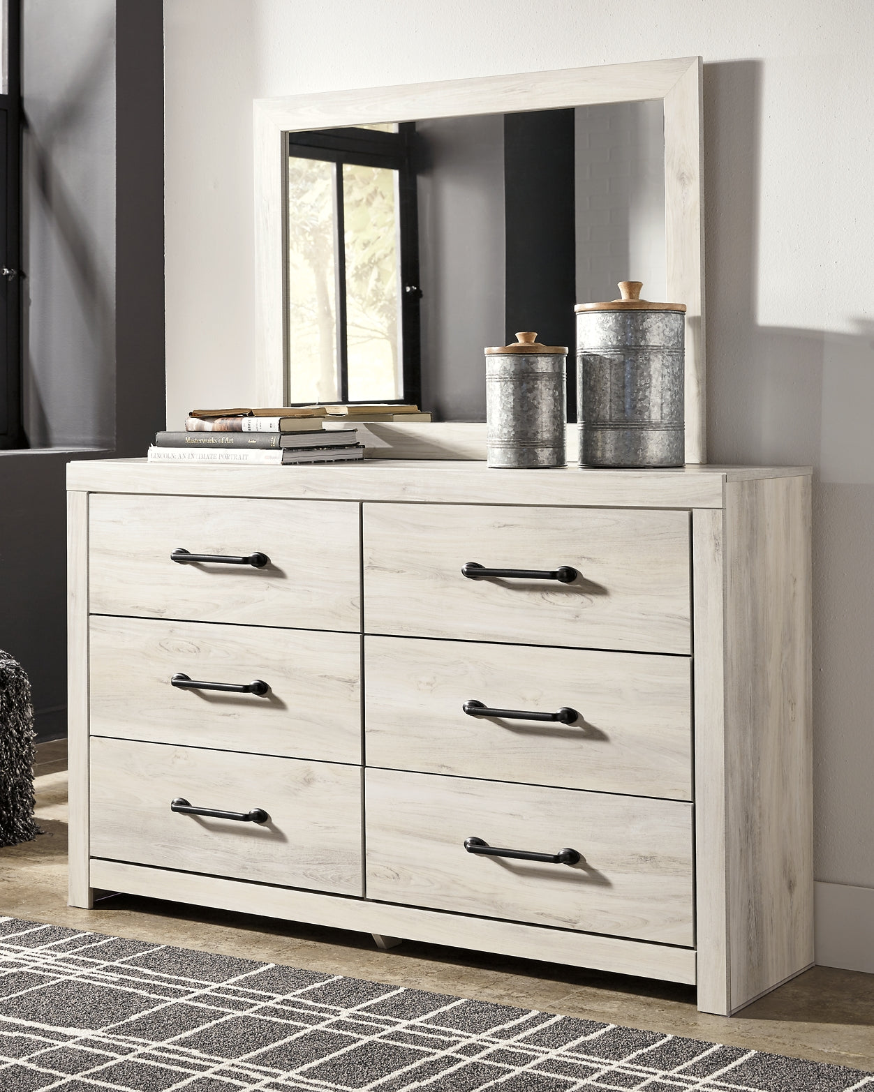 Cambeck Twin Panel Bed with Mirrored Dresser and Chest Furniture Mart -  online today or in-store at our location in Duluth, Ga. Furniture Mart Georgia. View our lowest price today. Shop Now. 