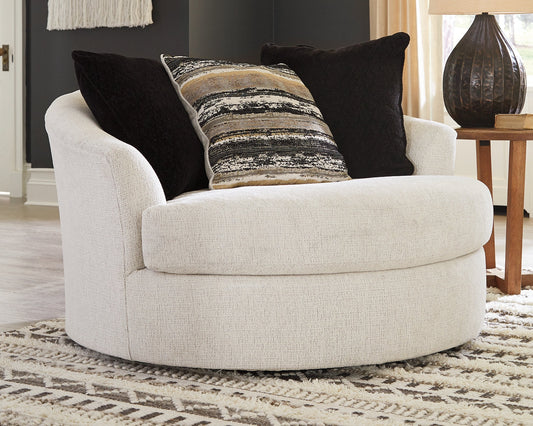 Cambri Oversized Round Swivel Chair Furniture Mart -  online today or in-store at our location in Duluth, Ga. Furniture Mart Georgia. View our lowest price today. Shop Now. 