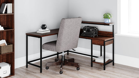 Camiburg L-Desk with Storage Furniture Mart -  online today or in-store at our location in Duluth, Ga. Furniture Mart Georgia. View our lowest price today. Shop Now. 