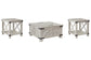 Carynhurst Coffee Table with 2 End Tables Furniture Mart -  online today or in-store at our location in Duluth, Ga. Furniture Mart Georgia. View our lowest price today. Shop Now. 