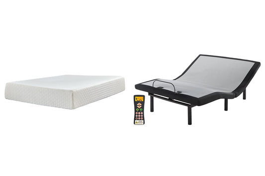 Chime 12 Inch Memory Foam Mattress with Adjustable Base Furniture Mart -  online today or in-store at our location in Duluth, Ga. Furniture Mart Georgia. View our lowest price today. Shop Now. 