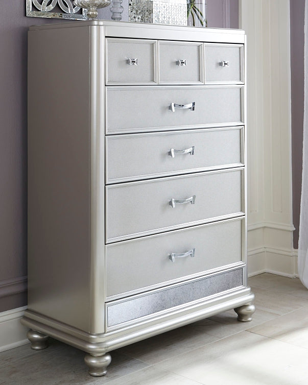 Coralayne Five Drawer Chest Furniture Mart -  online today or in-store at our location in Duluth, Ga. Furniture Mart Georgia. View our lowest price today. Shop Now. 