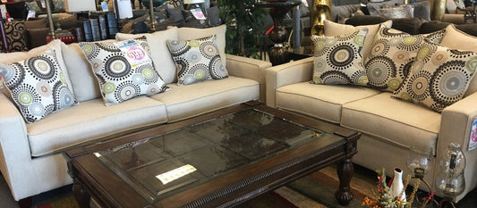 Cream Sofa and Loveseat Furniture Mart -  online today or in-store at our location in Duluth, Ga. Furniture Mart Georgia. View our lowest price today. Shop Now. 