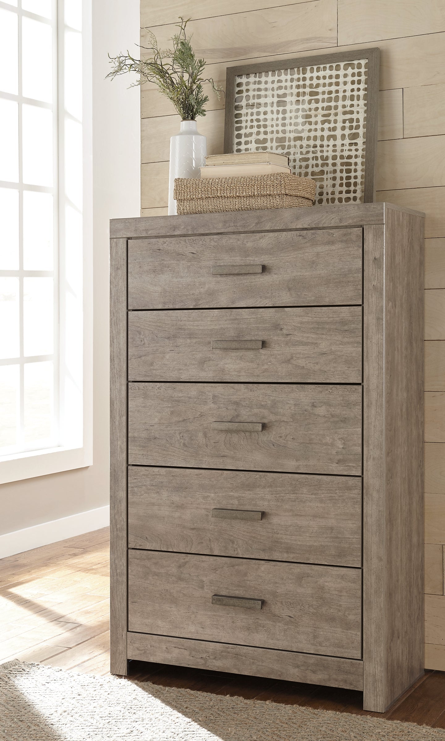 Culverbach Five Drawer Chest Furniture Mart -  online today or in-store at our location in Duluth, Ga. Furniture Mart Georgia. View our lowest price today. Shop Now. 