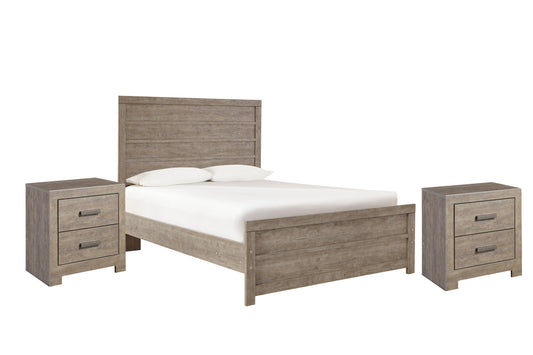 Culverbach Full Panel Bed with 2 Nightstands Furniture Mart -  online today or in-store at our location in Duluth, Ga. Furniture Mart Georgia. View our lowest price today. Shop Now. 