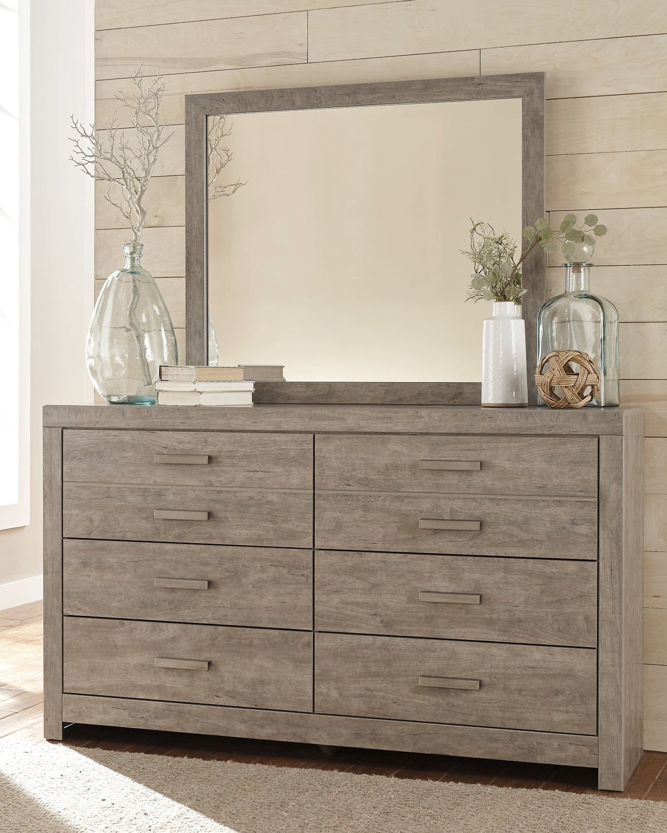 Culverbach Queen Panel Bed with Mirrored Dresser, Chest and Nightstand Furniture Mart -  online today or in-store at our location in Duluth, Ga. Furniture Mart Georgia. View our lowest price today. Shop Now. 