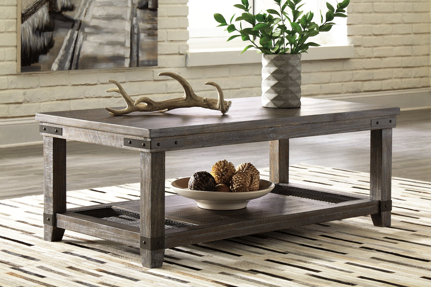 Danell Ridge Coffee Table with 1 End Table Furniture Mart -  online today or in-store at our location in Duluth, Ga. Furniture Mart Georgia. View our lowest price today. Shop Now. 