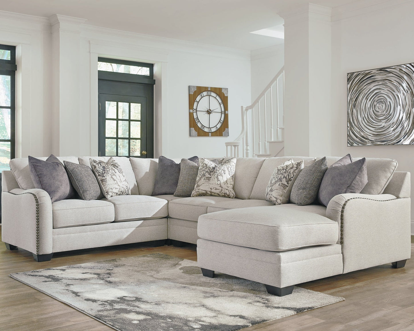 Dellara 4-Piece Sectional with Ottoman Furniture Mart -  online today or in-store at our location in Duluth, Ga. Furniture Mart Georgia. View our lowest price today. Shop Now. 