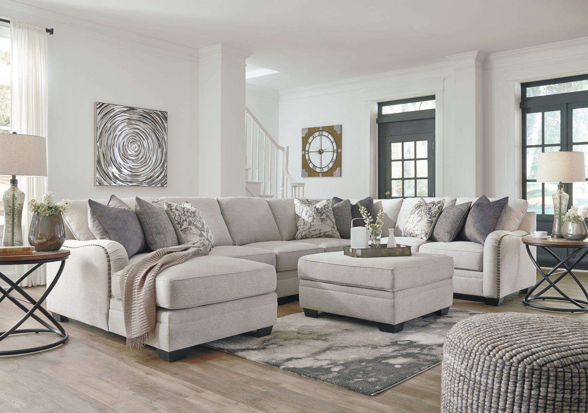 Dellara 5-Piece Sectional with Ottoman Furniture Mart -  online today or in-store at our location in Duluth, Ga. Furniture Mart Georgia. View our lowest price today. Shop Now. 