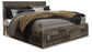 Derekson King Panel Bed with 6 Storage Drawers with Mirrored Dresser, Chest and 2 Nightstands Furniture Mart -  online today or in-store at our location in Duluth, Ga. Furniture Mart Georgia. View our lowest price today. Shop Now. 