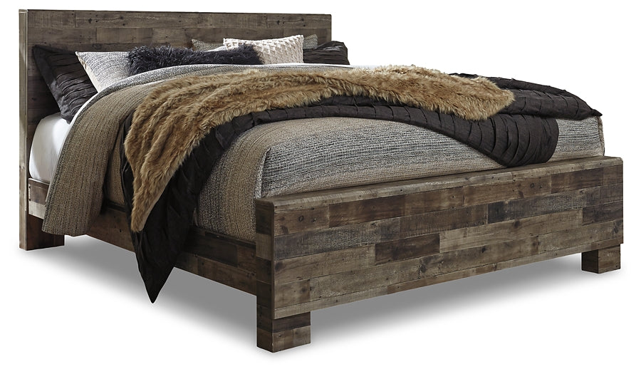 Derekson King Panel Bed with Mirrored Dresser, Chest and Nightstand Furniture Mart -  online today or in-store at our location in Duluth, Ga. Furniture Mart Georgia. View our lowest price today. Shop Now. 
