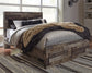 Derekson Queen Panel Bed with 2 Storage Drawers with Mirrored Dresser, Chest and Nightstand Furniture Mart -  online today or in-store at our location in Duluth, Ga. Furniture Mart Georgia. View our lowest price today. Shop Now. 