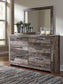 Derekson Queen Panel Bed with 6 Storage Drawers with Mirrored Dresser and Chest Furniture Mart -  online today or in-store at our location in Duluth, Ga. Furniture Mart Georgia. View our lowest price today. Shop Now. 
