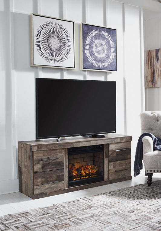 Derekson TV Stand with Electric Fireplace Furniture Mart -  online today or in-store at our location in Duluth, Ga. Furniture Mart Georgia. View our lowest price today. Shop Now. 