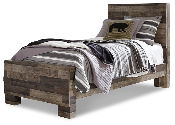 Derekson Twin Panel Bed with Mirrored Dresser and 2 Nightstands Furniture Mart -  online today or in-store at our location in Duluth, Ga. Furniture Mart Georgia. View our lowest price today. Shop Now. 