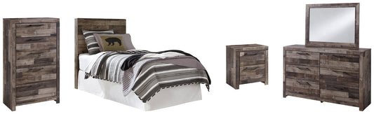 Derekson Twin Panel Headboard with Mirrored Dresser, Chest and Nightstand Furniture Mart -  online today or in-store at our location in Duluth, Ga. Furniture Mart Georgia. View our lowest price today. Shop Now. 