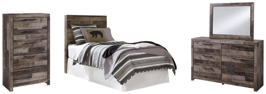 Derekson Twin Panel Headboard with Mirrored Dresser and Chest Furniture Mart -  online today or in-store at our location in Duluth, Ga. Furniture Mart Georgia. View our lowest price today. Shop Now. 