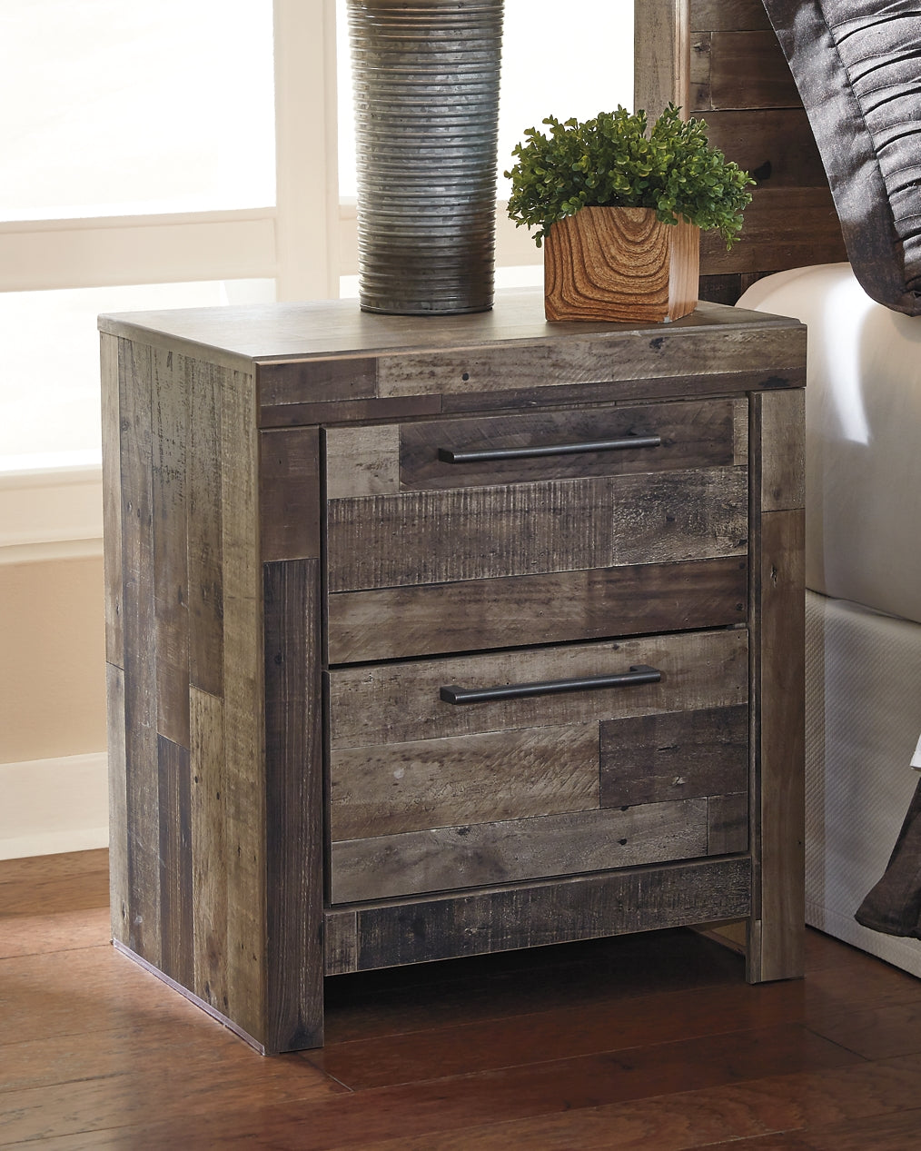 Derekson Two Drawer Night Stand Furniture Mart -  online today or in-store at our location in Duluth, Ga. Furniture Mart Georgia. View our lowest price today. Shop Now. 