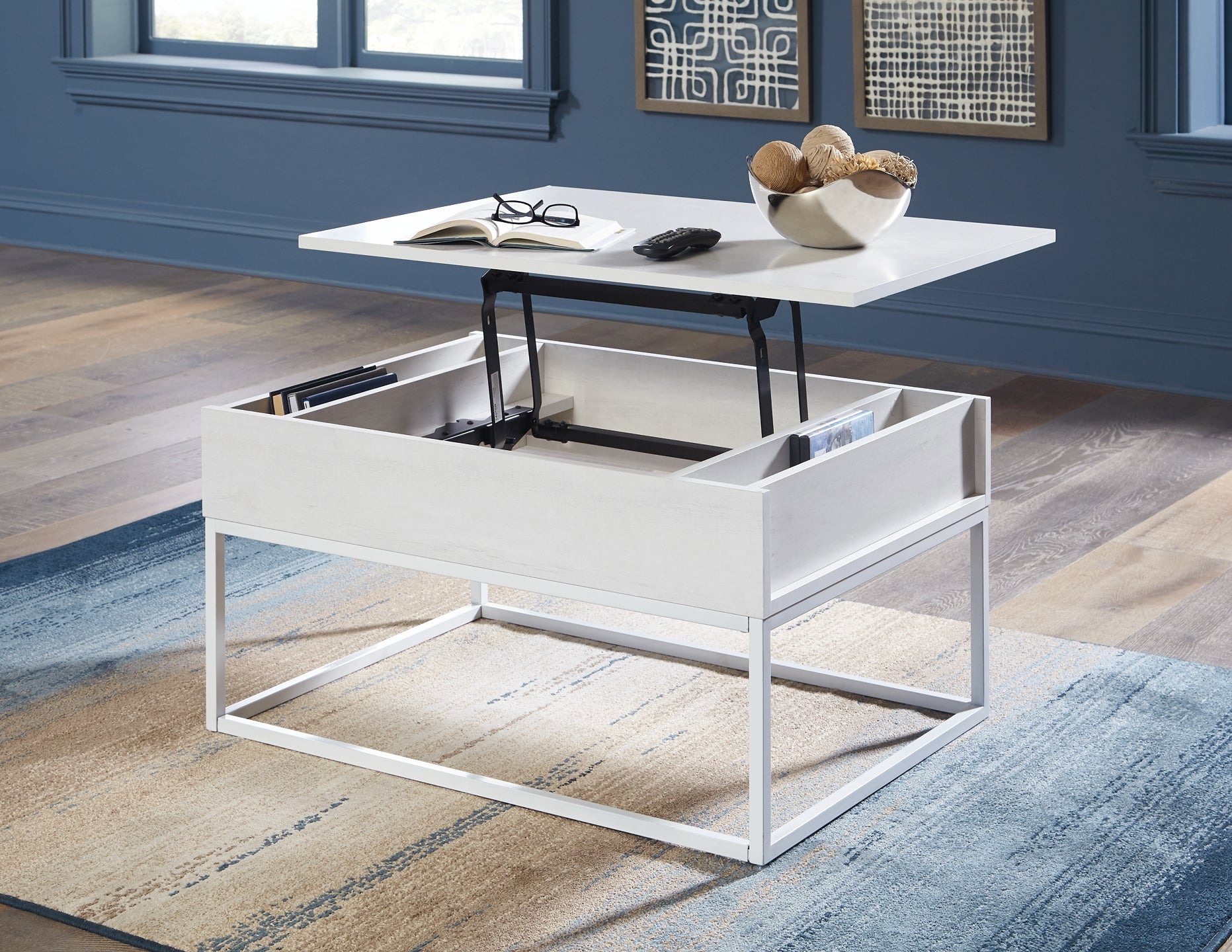 Deznee Lift Top Cocktail Table Furniture Mart -  online today or in-store at our location in Duluth, Ga. Furniture Mart Georgia. View our lowest price today. Shop Now. 