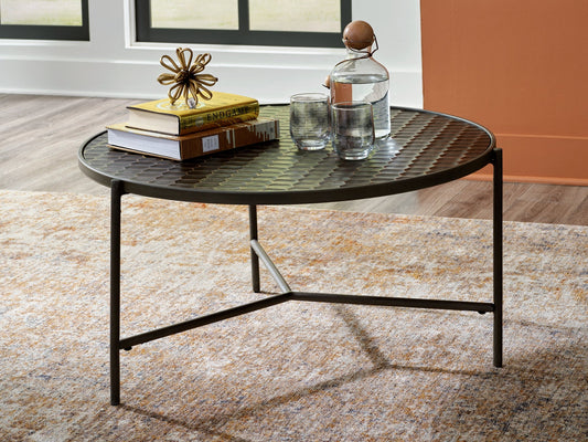 Doraley Round Cocktail Table Furniture Mart -  online today or in-store at our location in Duluth, Ga. Furniture Mart Georgia. View our lowest price today. Shop Now. 