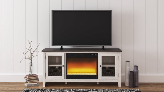 Dorrinson 60" TV Stand with Electric Fireplace Furniture Mart -  online today or in-store at our location in Duluth, Ga. Furniture Mart Georgia. View our lowest price today. Shop Now. 